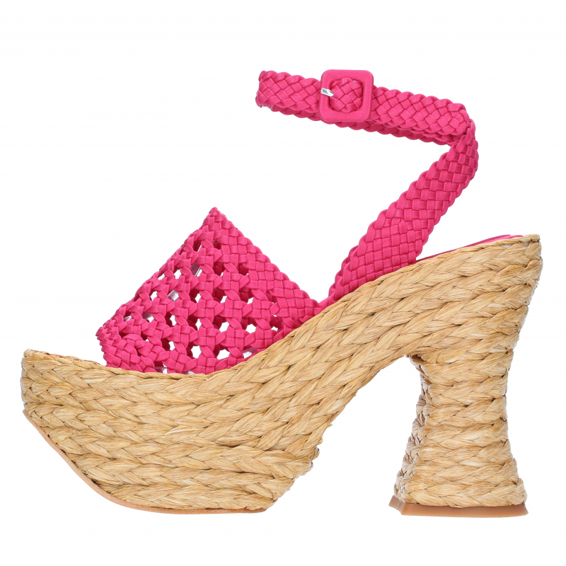 Paloma Barcelo Sandalen in Fuchsia