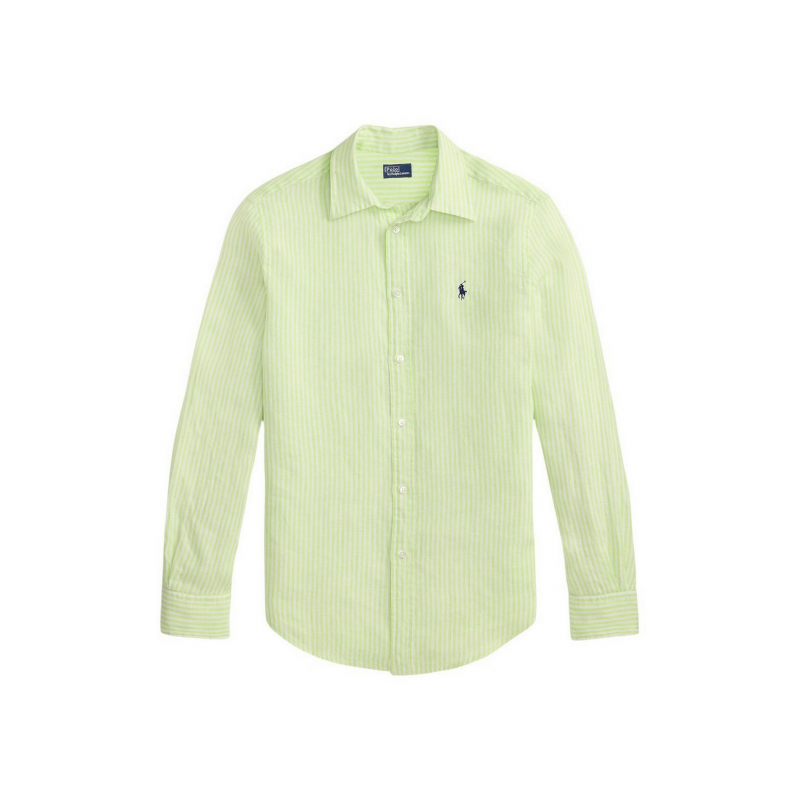 Ralph Lauren Hemden aus Lime/WeiB