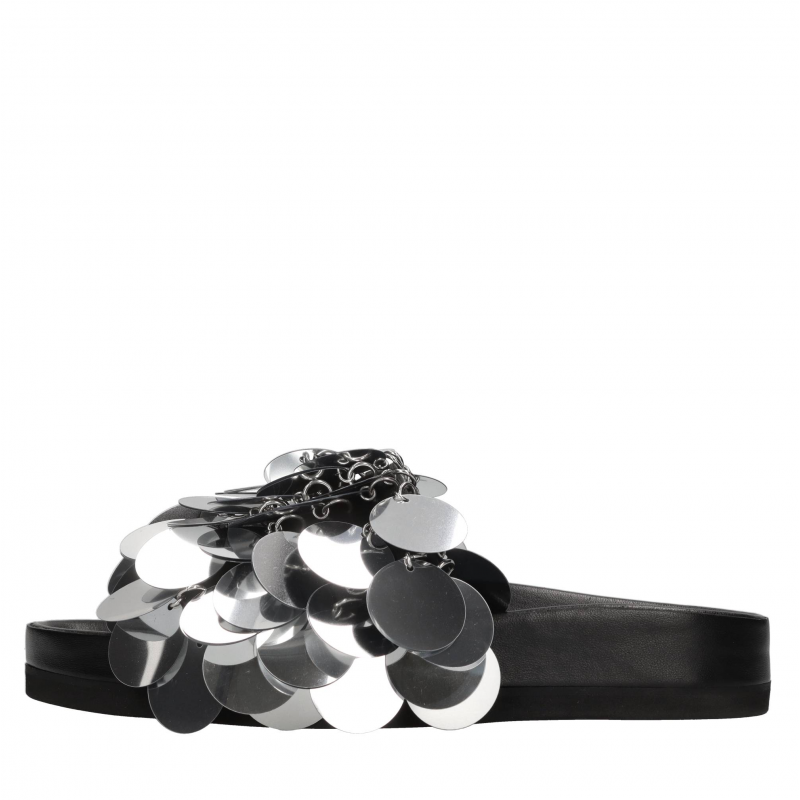 Paco Rabanne Sandel schwarz