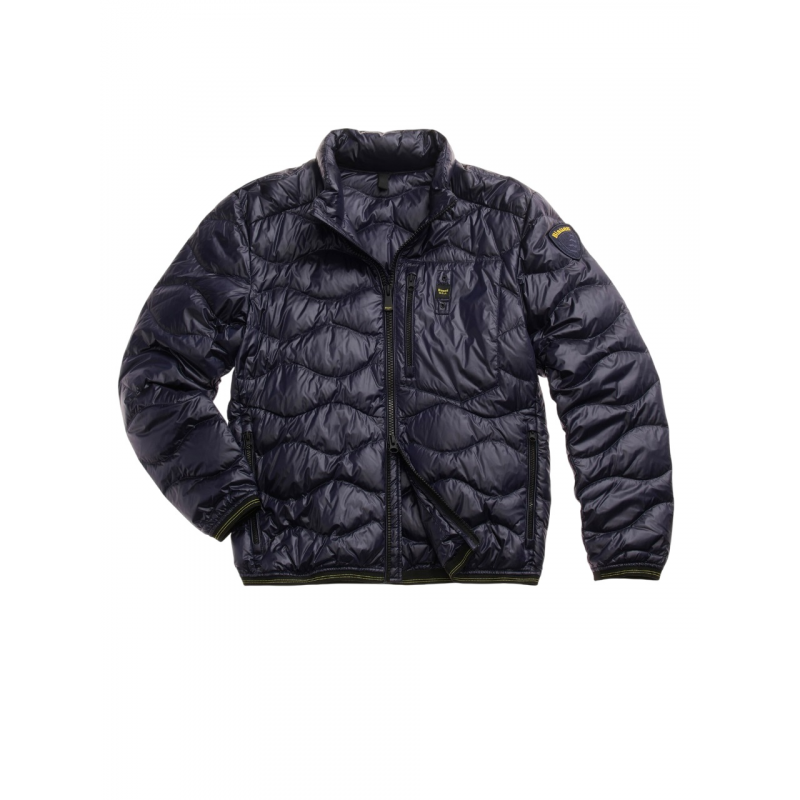 Blauer Blaue Jacken