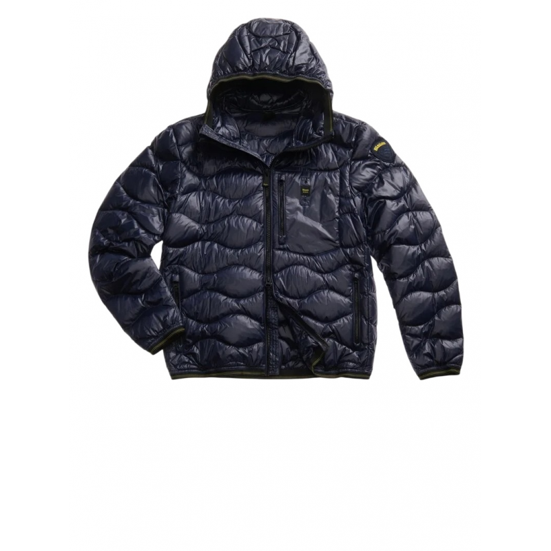 Blauer Blaue Jacken