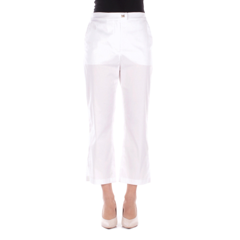 Max Mara Beachwear Optische weiBe Hosen