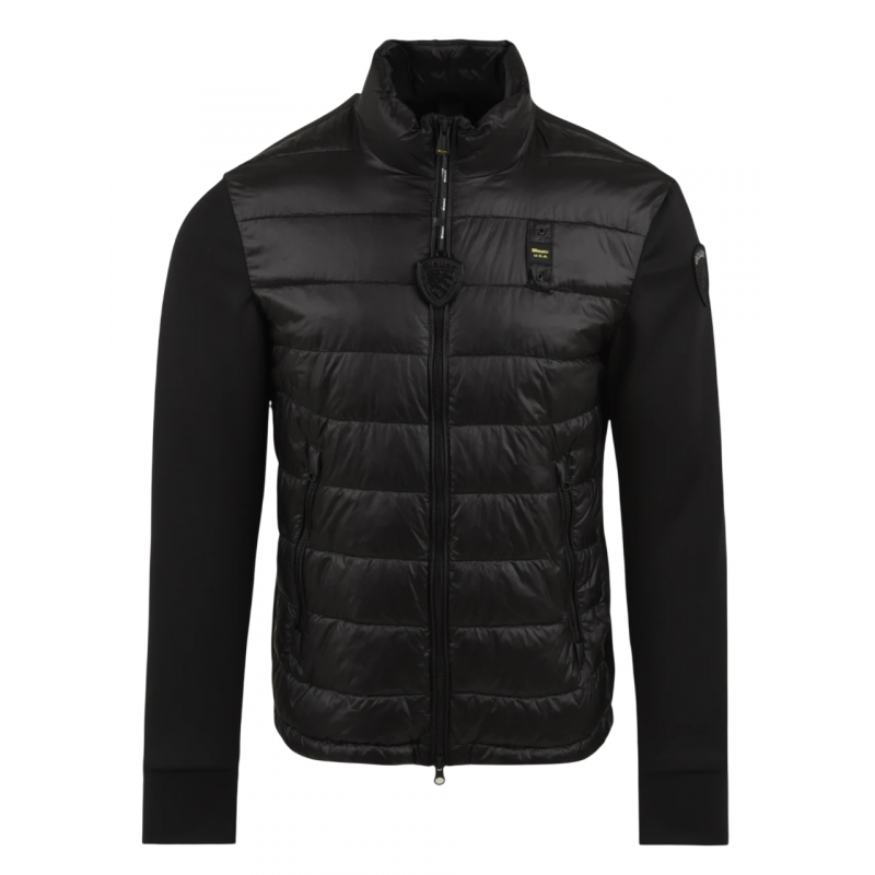 Blauer Jacken Schwarz