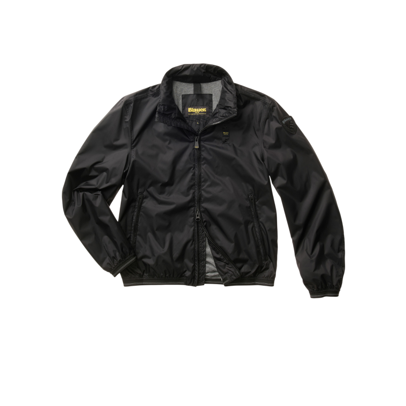 Blauer Jacken Schwarz