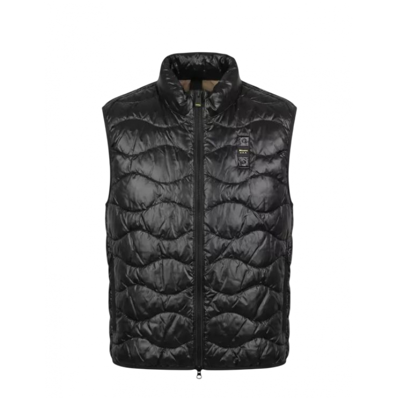 Blauer Jacken Schwarz