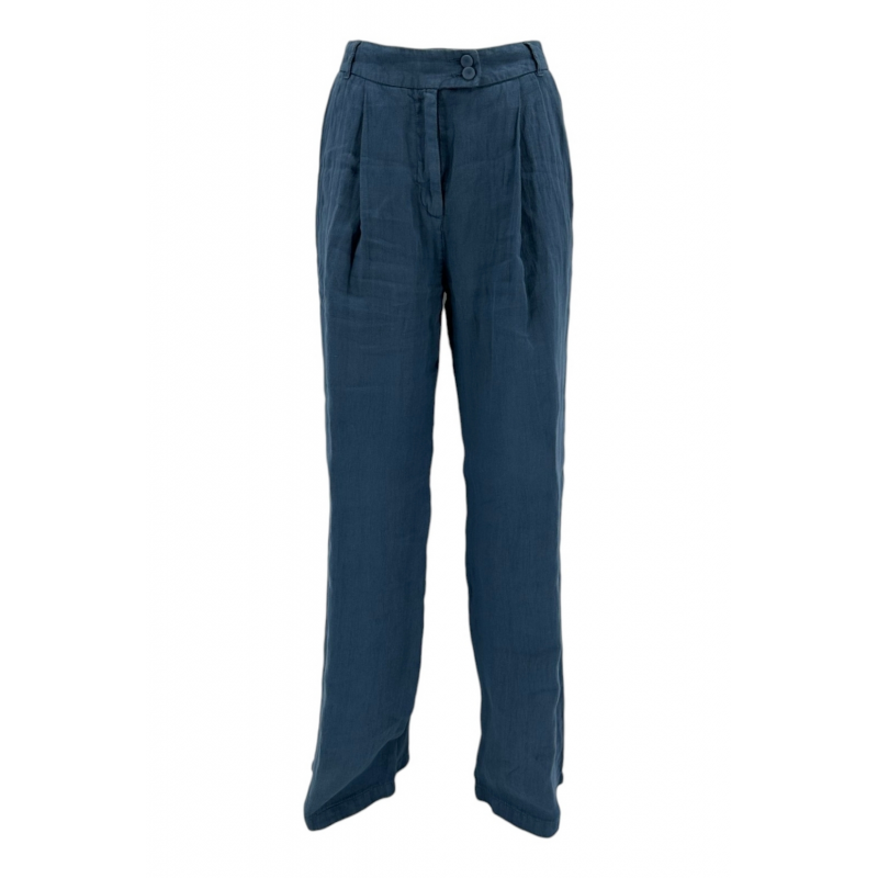 120% Lino Blaue Jeanshose