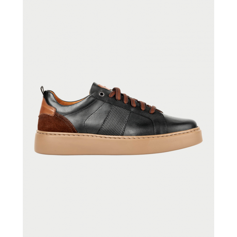 Exton Schwarze Sneaker