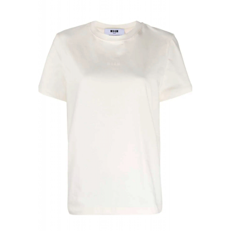 MSGM T-Shirt und beigefarbenes Polohemd