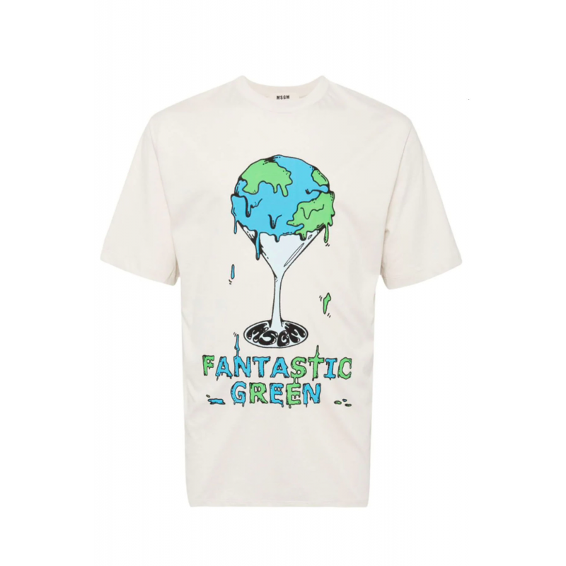 MSGM Graues T-Shirt und Polo