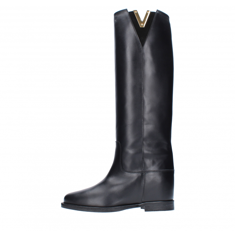 Via Roma 15 Stiefel Schwarz