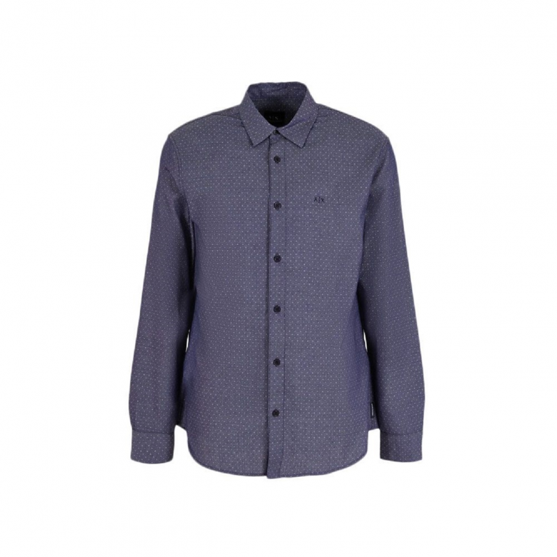 Armani Exchange Blaue Hemden