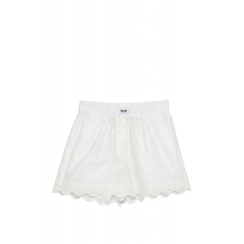 Msgm Aus weiBen Shorts