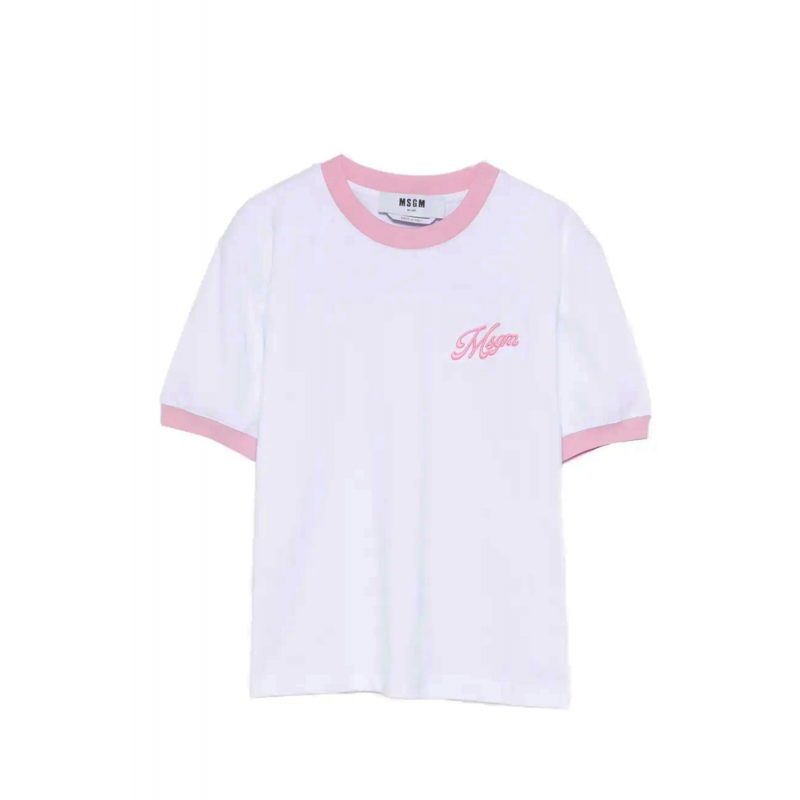 Msgm T-Shirt und Polo Bianco