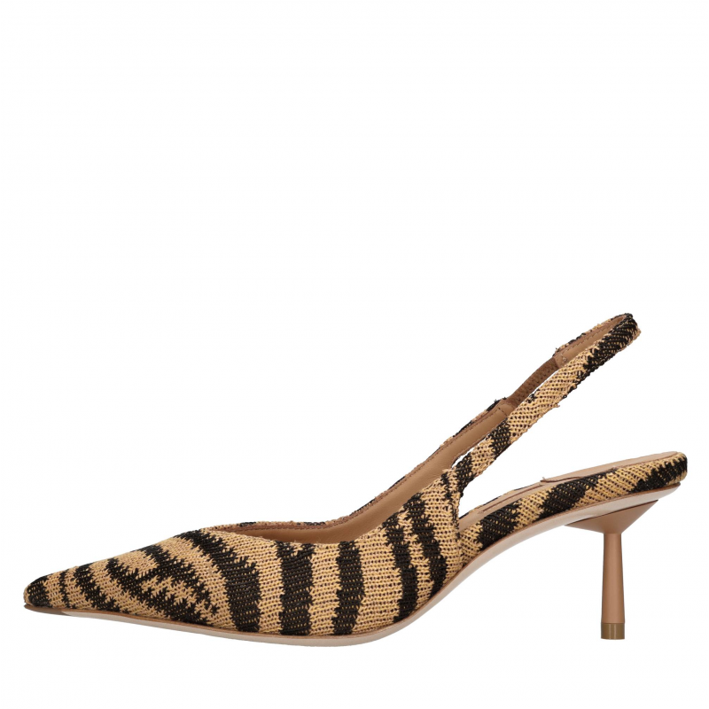 Le Silla Schuhe mit braunem Absatz