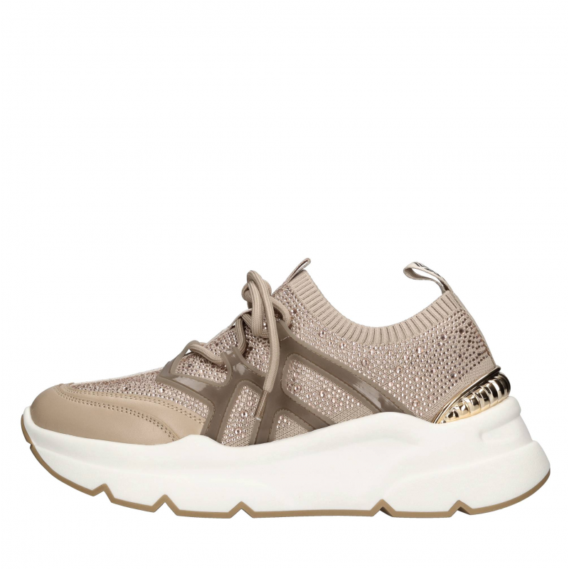 Emanuelle Vee Beige Sneakers