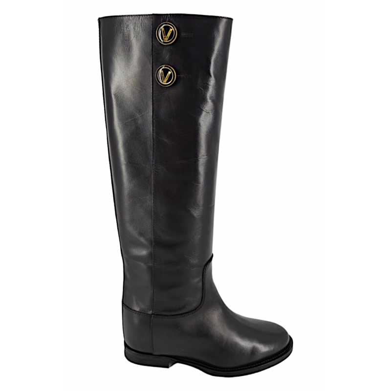 Via Roma 15 Schwarze Stiefel