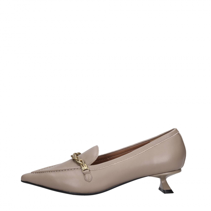 Emanuelle Vee Beige Absatzschuhe