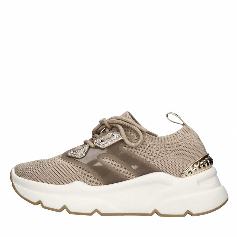 Emanuelle Vee Beige Sneakers