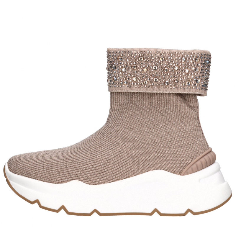 Emanuelle Vee Beige Sneakers