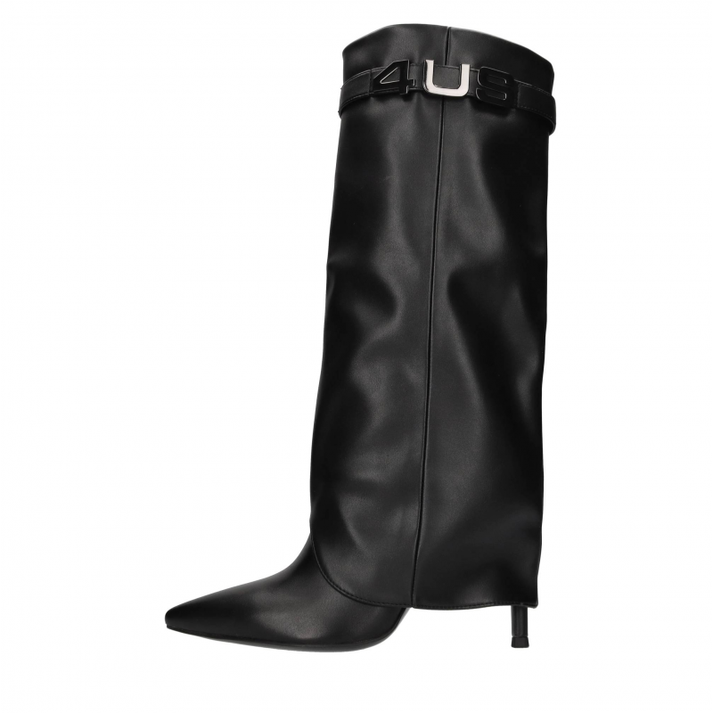 ♪ 4us Stiefel schwarz