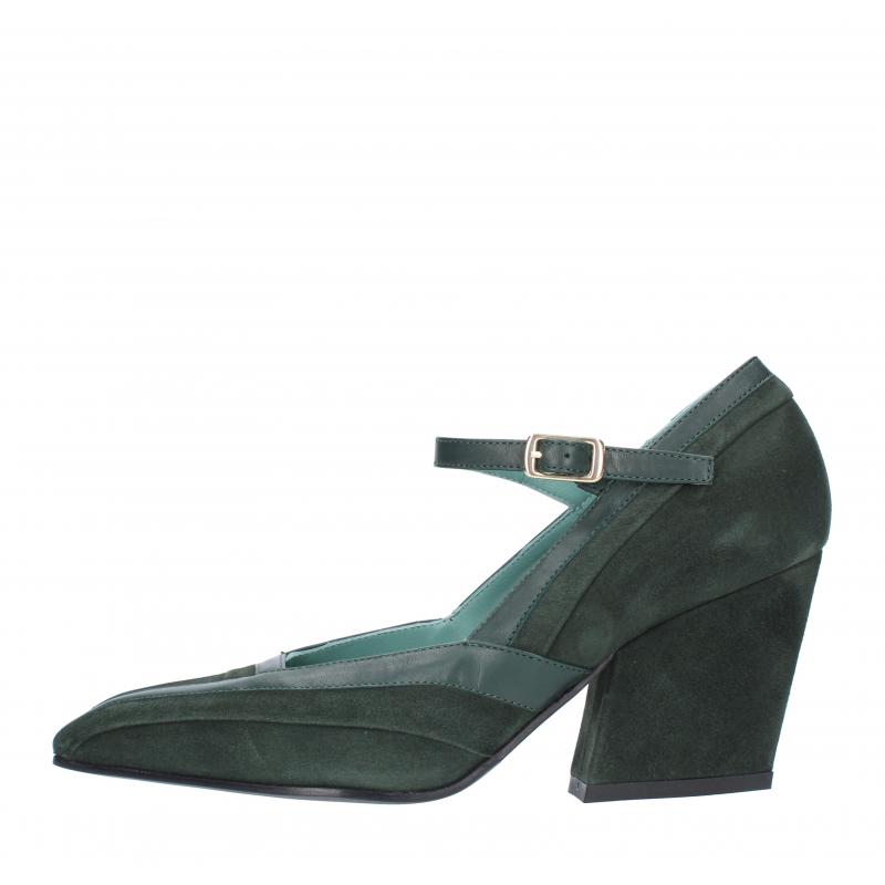 Paola D'Arcano Grune hochhackige Schuhe
