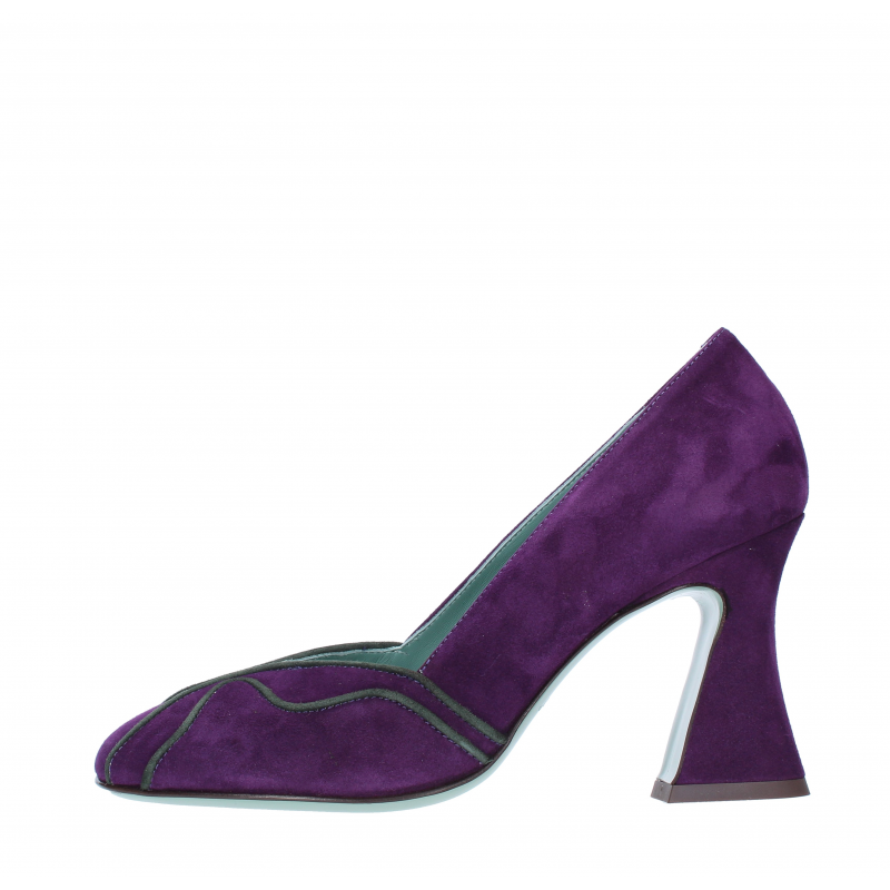 Paola D'Arcano Lila hochhackige Schuhe