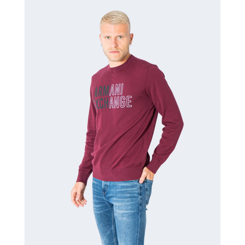 ARMANI EXCHANGE Bordeaux-Hemden