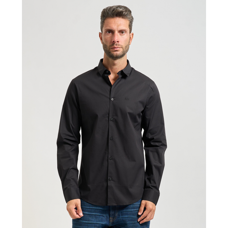 Armani Exchange Shirts Schwarz