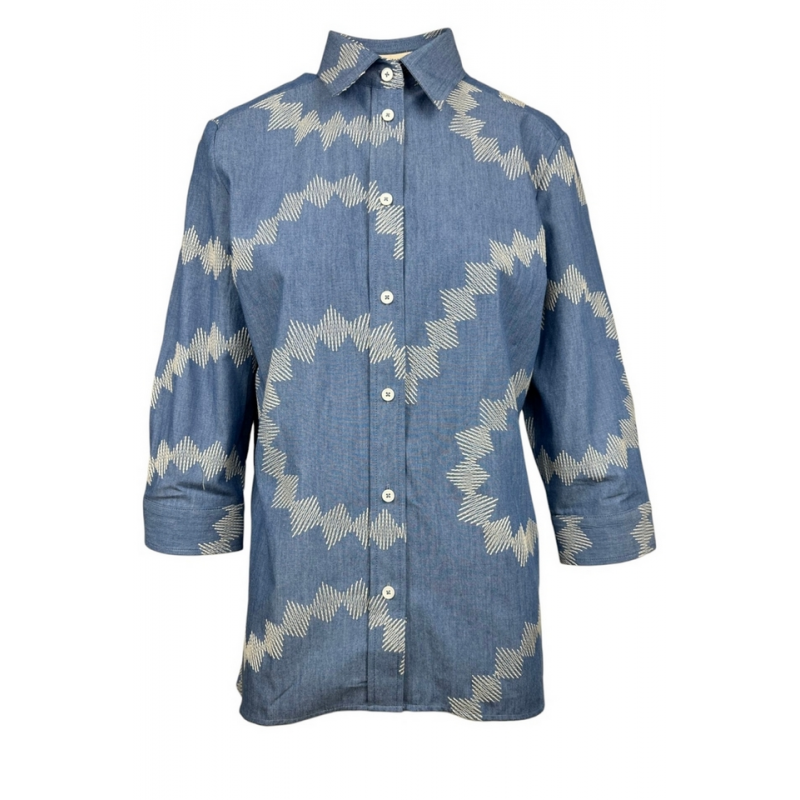 Camicetta Snob Shirts Denim mittel