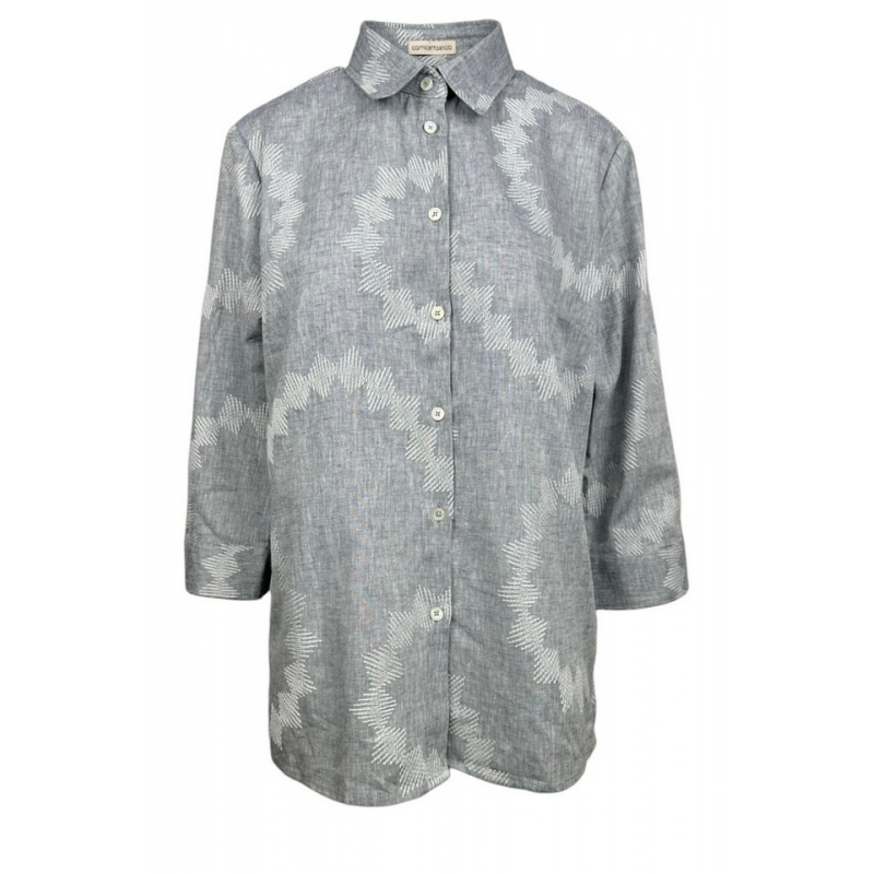 Camicetta Snob Shirts Grau