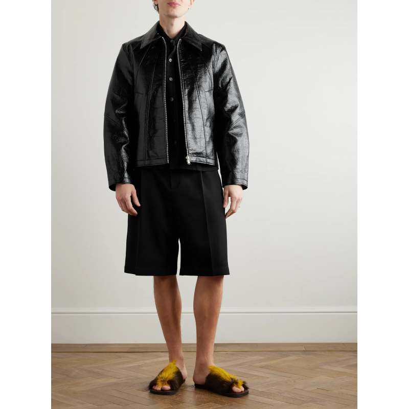 Lederjacke