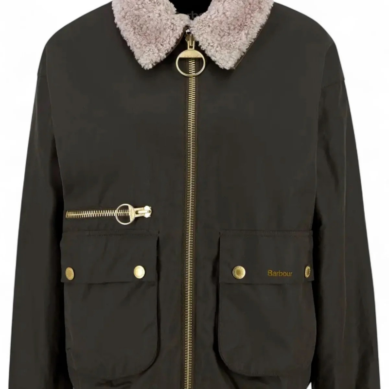 Barbour Jacke mit ReiBverschluss
