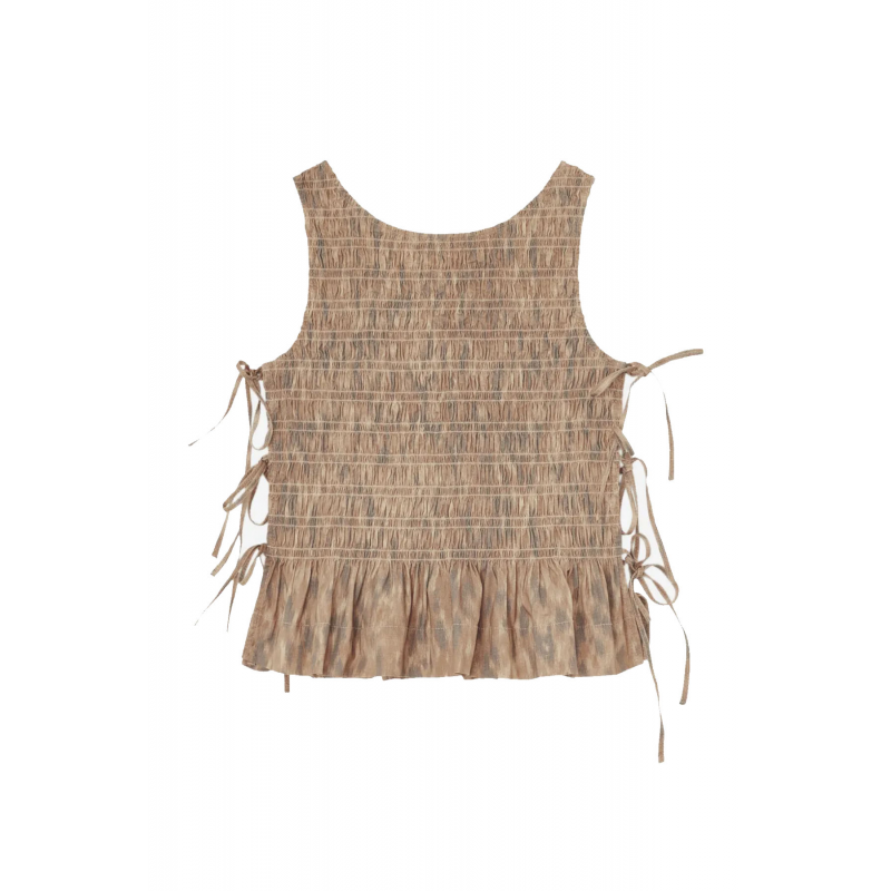 Ganni Top Beige
