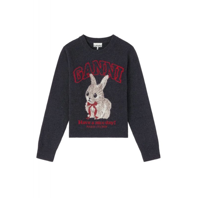 Ganni Shirts Grau