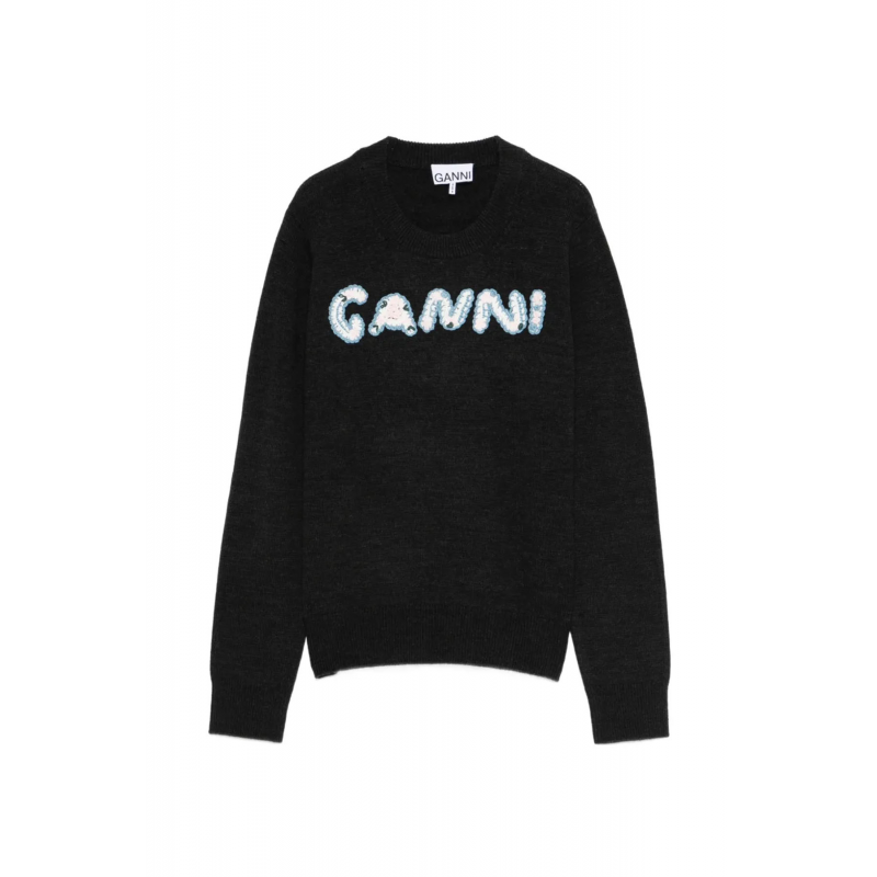 Ganni Shirts Grau