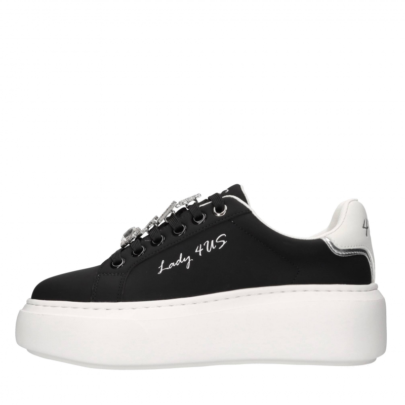 ♪ 4us Schwarze Sneaker