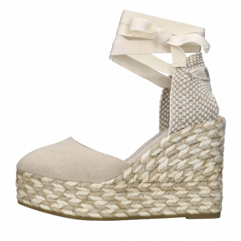 Espadrilles Schuhe mit Beige Absatz