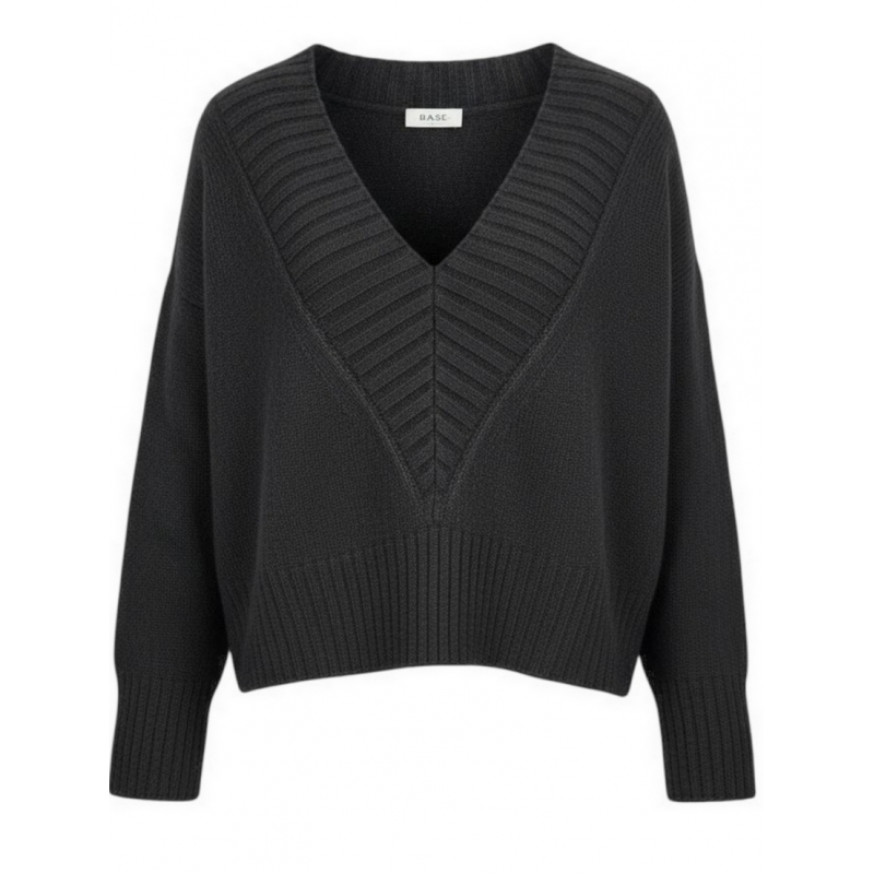 Base Milano Shirts Schwarz
