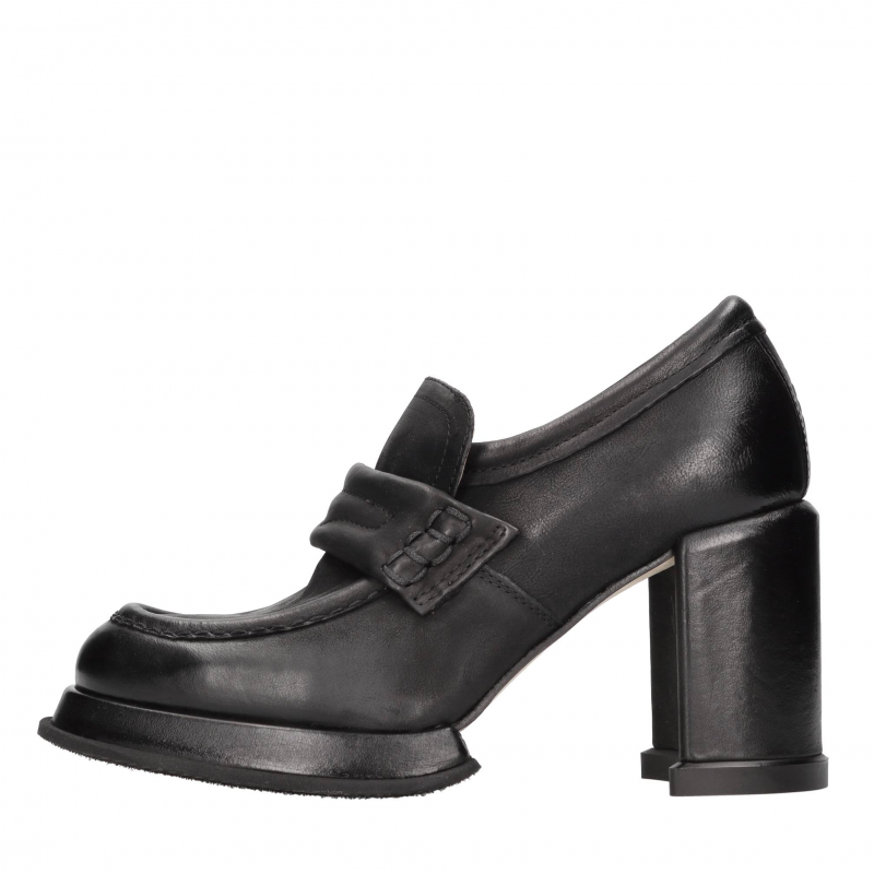 A.S.98 Schwarze flache Schuhe