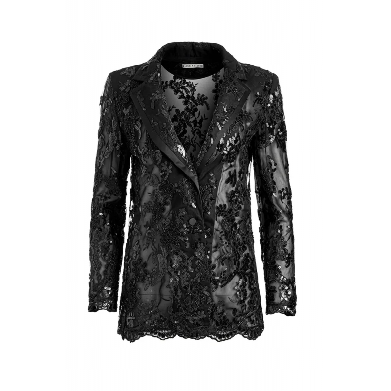 Alice + Olivia Jacken Schwarz
