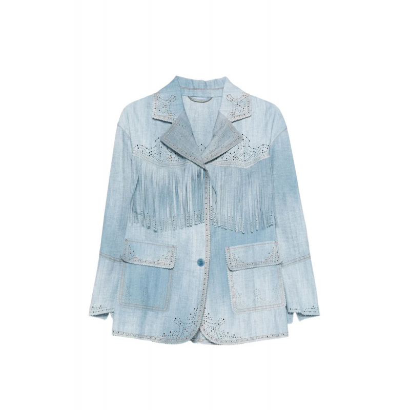 Ermanno Scervino Blaue Jacken