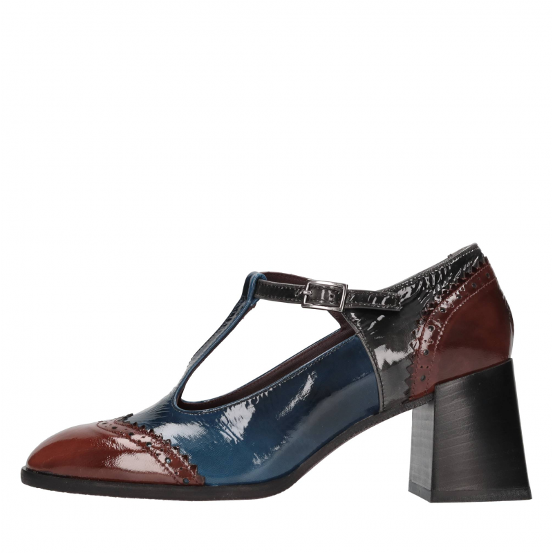 Lorenzo Mari Schuhe mit mehrfarbigem Absatz