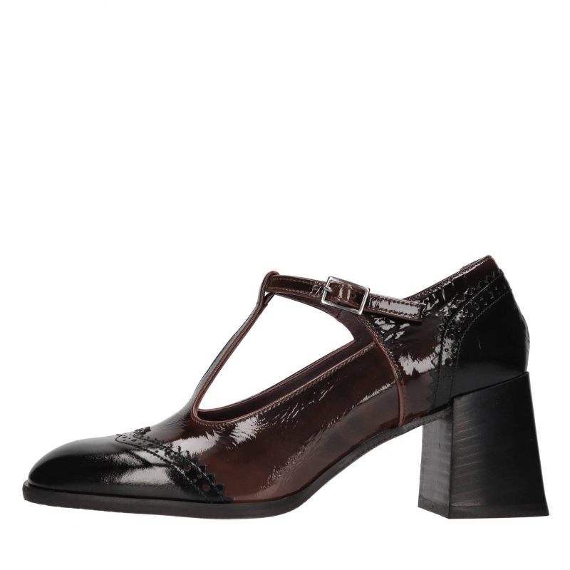 Lorenzo Mari Schuhe mit mehrfarbigem Absatz