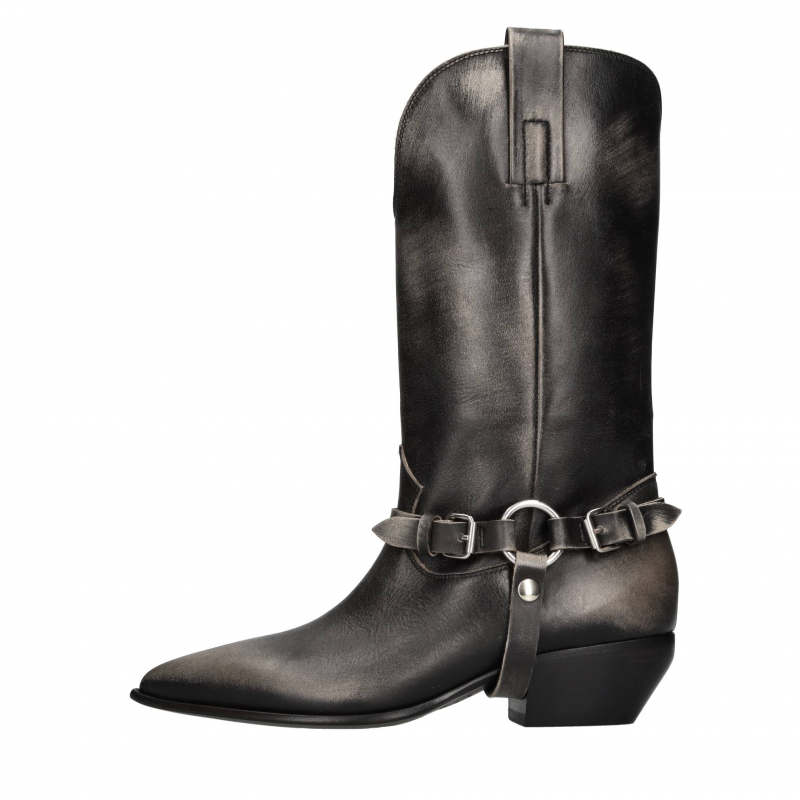 Elena Iachi Stiefel schwarz