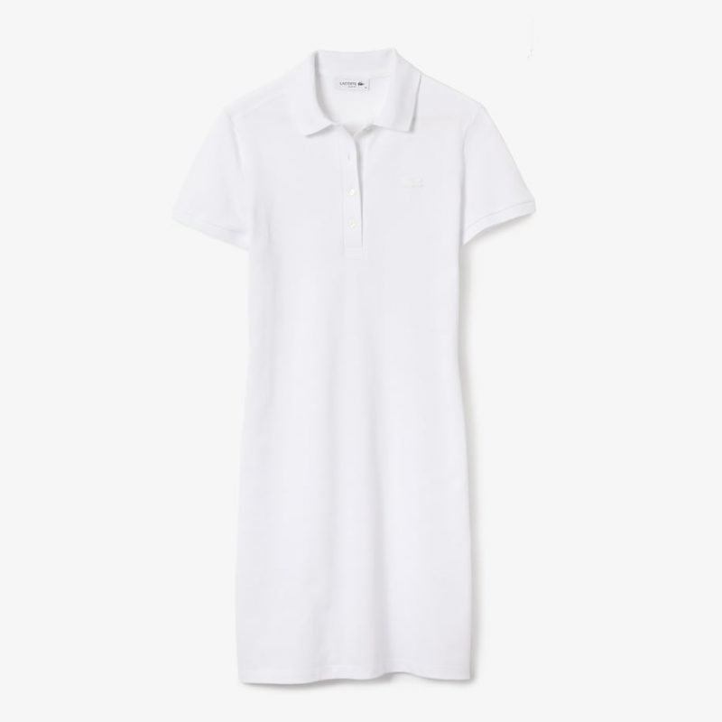 Lacoste Kleider weiB