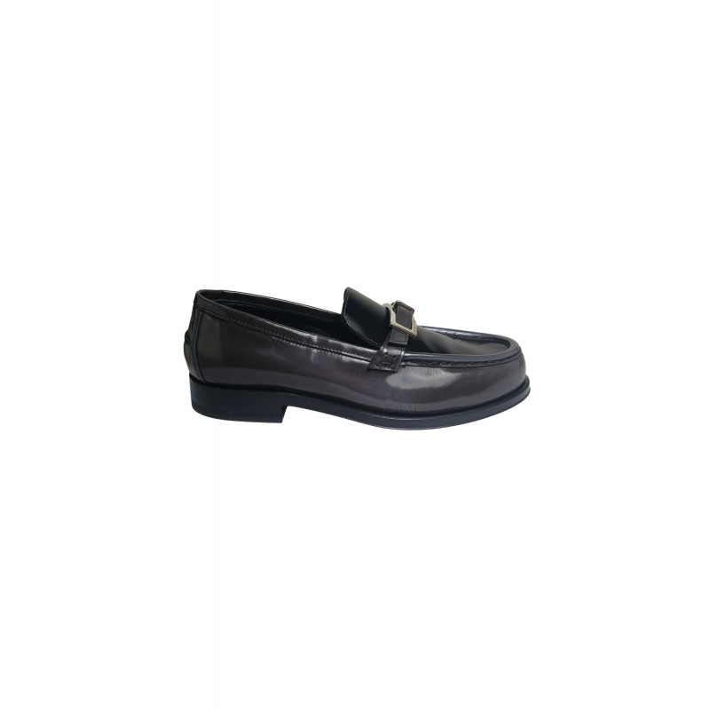 00080-mmva11-1504-170 Sergio Rossi Frauen Leder Grau