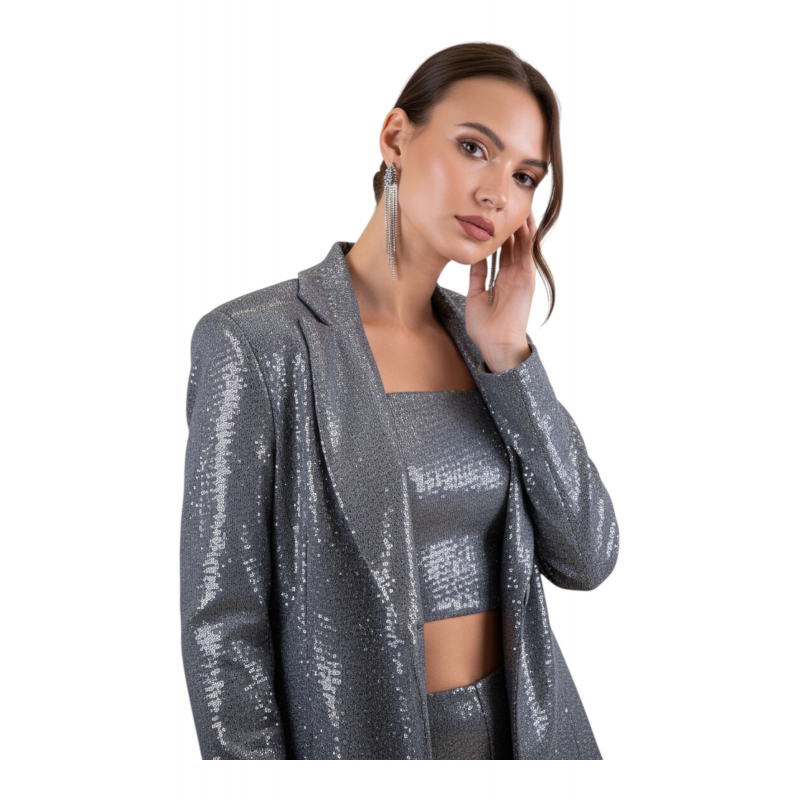 Damen Paillettenjacke Pdk