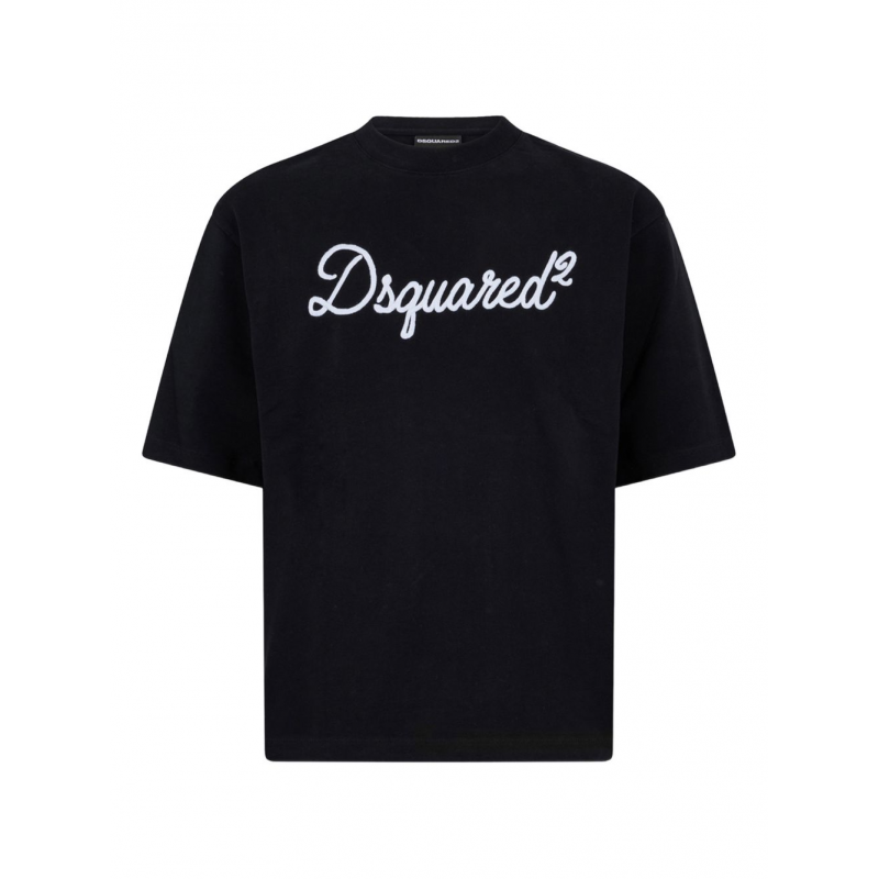 Dsquared2 T-Shirt schwarzer Mann Logo