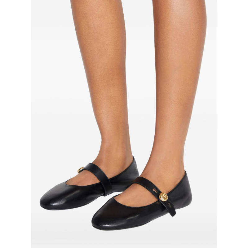 Tory Burch schuhe schwarz frau ballerina mit strap