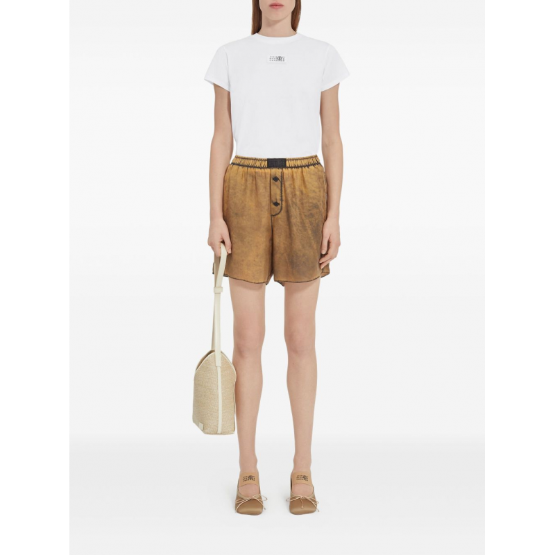 mm6 maison margiela t-shirt weiB frau logo